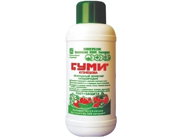 Природный эликсир плодородия ГУМИ-20% Гумата Натрия РОСТ + ЗАЩИТА.  (флакон 500 мл.) БИОНЕКС